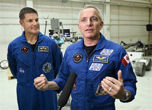 Canadian astronaut David Saint-Jacques celebrates Canada's historic role in Artemis II