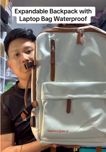 Expandable Backpack with Laptop Bag Waterproof
