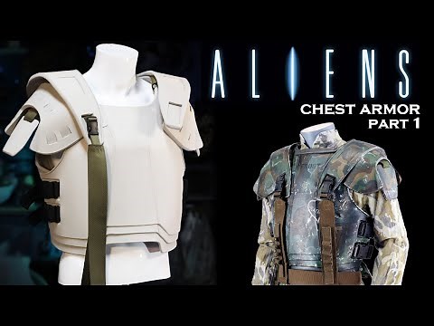 How to Make Colonial Marine Armor from Aliens - Foam Cosplay armor w/ Free Template - Earth Part 1