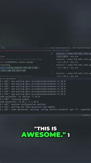 Kubernetes Upgrade: One Command for All Nodes! #shorts