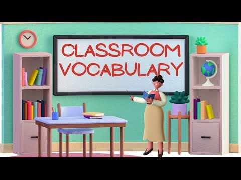 Classroom Vocabulary In English 📖📝📏📚🖋️