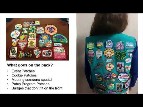 Girl Scout Vest 101: Party on the Back (FUN Patches!)
