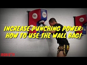 UPPERCUT BAG WALL MOUNTED DRILLS - BOXING, MUAY THAI AND MMA