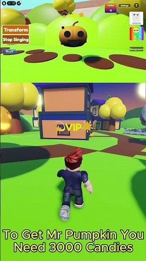 How To Get Mr Pumpkin Badges Morphs in 3D Sprunki RP And Animations HALLOWEEN Event