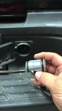 How to remove spare tire lock on a Silverado with no key