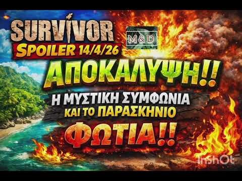 SURVIVOR SPOILER 14/4: ΑΠΟΚΑΛΥΨΗ ΦΩΤΙΑ - Η ΜΥΣΤΙΚΗ ΣΥΜΦΩΝΙΑ!!