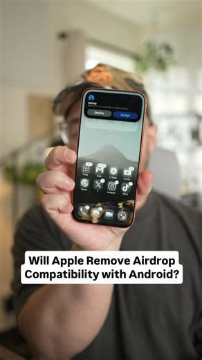 Parker Burton on Instagram: "Hopefully Apple won't remove Airdrop compatibility with Android #tech #android #iphone #imparkerburton #androidguy"