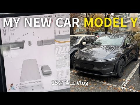 25살에 테슬라 모델Y 주니퍼 출고했습니다! 🚙 스텔스그레이/화이트시트 조합 실물 미쳤어요 | 출고 VLOG | 테라룩스