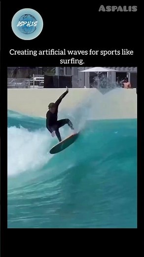 How Artificial Waves Are Engineered 🌊 Inside High-Tech Surf Parks!#shorts