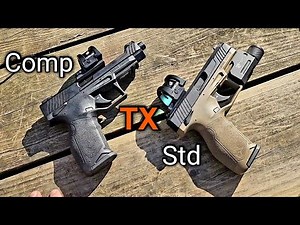Taurus TX22 vs TX22 Competition Comparison Review & Shoot
