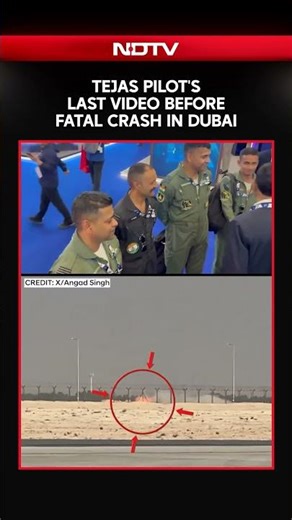 Last Video of Tejas Pilot Before Deadly Crash in Dubai