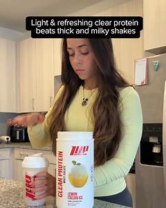1.6K views | ‼️ 4 Reasons to Try Clear Protein 1) Juice-like Flavors (Lemon Italian Ice, Coconut, Juicy Grape...) 襤 2) 20G of Protein, Only 80 Calories  3) Light, refreshing alternative to typical thick protein shakes  4) Lactose-Free-no more bloating!  Try it today! Get 20% OFF with code: MY20" | 1 Up Nutrition | Facebook