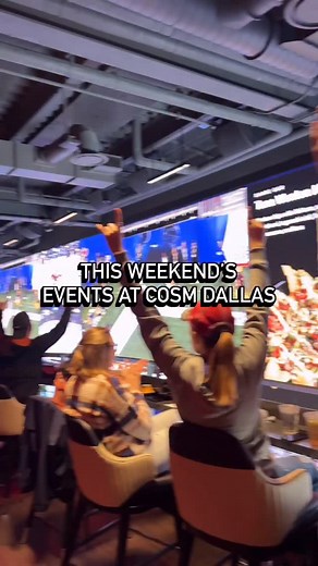 From epic game-day matchups to immersive shows in The Dome — the weekend vibes are set here at Cosm. Grab your crew, your tickets, and experience it all in #SharedReality 🙌 🎟️Link in bio. #Cosm #SharedReality #immersiveexperience | Cosm Dallas