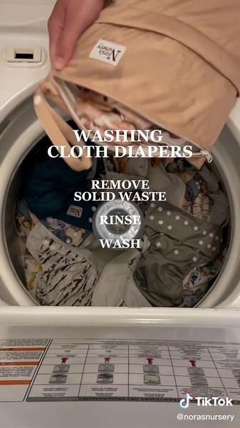 Simple Cloth Diaper Laundry Routine
