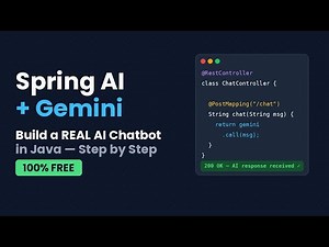 Build an AI Chatbot with Spring AI & Google Gemini (Free API) — Full Tutorial