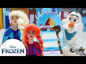 Olaf Makes Sweet Treats for Anna & Elsa | Frozen Friends Club - Videos For Kids