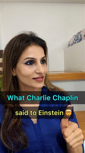 You won’t believe what CHARLIE CHAPLIN told ALBERT EINSTEIN Charlie Chaplin & Albert Einstein - the two GREATEST men in world history exchanged words that will forever change your perspective. Watch the entire video to get enlightened and comment YES if you want to know about more such instances 👇🏻💛 #ShaliniRathod #ShaliniMotivates #CharlieChaplin #AlbertEinstein #HistoryConversations #ImportanceOfWords #IGConfidenceCoach #IntrovertCoach | Shalini Motivates- by Shalini Rathod
