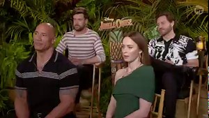 21K views · 452 reactions | 'The Jungle Cruise' cast - Emily Blunt, Dwayne Johnson, Jack Whitehall - discuss the scope and scale of the new movie’s sets and action sequences, and the instantaneous chemistry Johnson and Blunt discovered from the very first moment they met. | Rotten Tomatoes | Facebook
