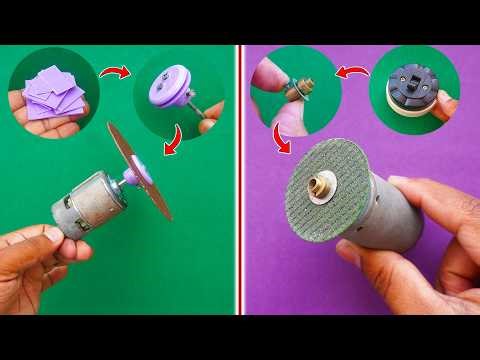 Making 2 Types Angle Grinder Shaft Connector | DC Motor Shaft Connector | Mini Shaft Connector DIY