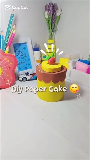 Try this Super Easy Delicious Cake from Paper #shortvideo #diypapercraft #diy