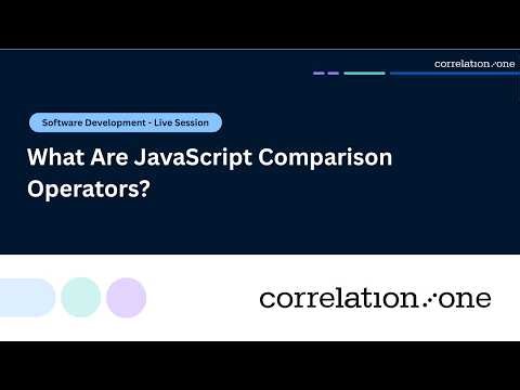 What Are JavaScript Comparison Operators?