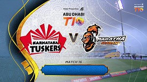 252K views · 10K reactions | Match 16 Highlights I Karnataka Tuskers vs Maratha Arabians I Super League I Match Abandoned I Aldar Properties Abu Dhabi T10 Season 3 I 2019 #AbuDhabiT10 #KTvsMA #karnatakatuskers #marathaarabians #t10league #t10cricket #t10highlights | T10 League | Facebook
