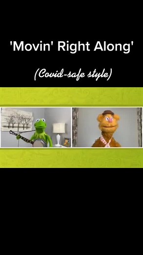 'Movin' Right Along' (Covid-safe style) #muppets #jimhenson #fyp #kermit #fozziebear #comedy #for #foryoupage #foryou #fypシ #foru