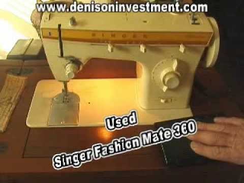 Used Singer Fashion Mate 360 denisoninvestment.com
