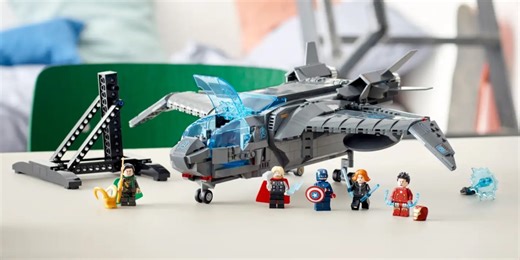 LEGO's new 795-piece Marvel Avengers Quinjet set is on sale for first time at $85, more