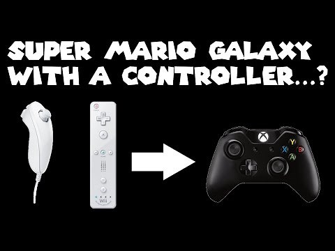 Playing Super Mario Galaxy with an Xbox Controller
