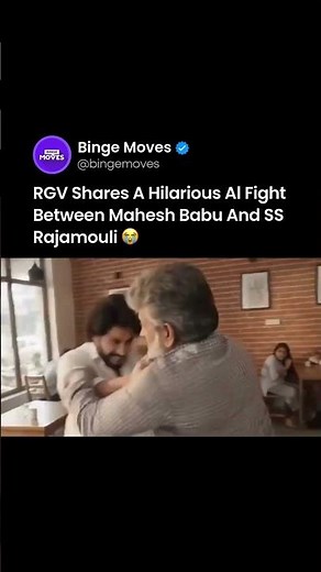 Ram Gopal Varma just dropped a hilarious AI-generated fight between Mahesh Babu and S. S. Rajamouli😂