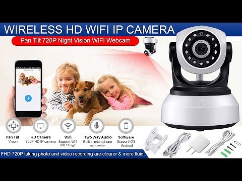 How to Setup Wireless WiFi IP Security Camera I 720p Night Vision