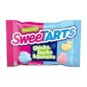 SweeTARTS Chicks, Ducks & Bunnies, Springtime Easter Candy, 12 oz