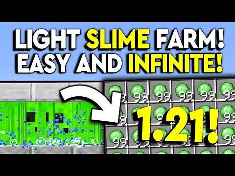 BEST 1.21 SLIME FARM Minecraft Tutorial - EASY & INFINITE!