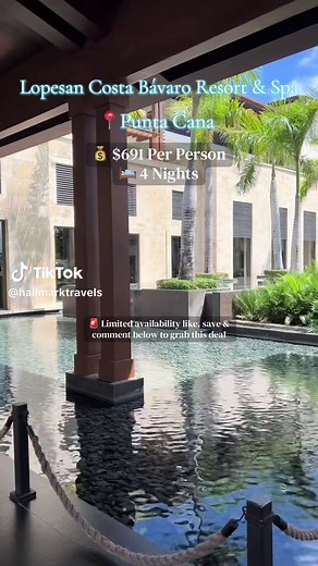 Lopesan Costa Bavaro Resort and Spa punta Cana. All inclusive luxury Caribbean getaway #lopesancostabavaro #caribbeantiktok #puntacanavacation #luxuryhotel #islandvibes