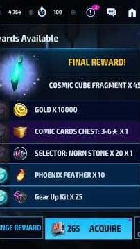 Cosmic Core = Cosmic Cube Fragment ✅ #shorts #mff