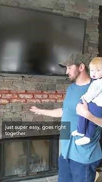 👀 Your DIY Stacked Stone Fireplace - No Contractor Needed! 🏚️🔜🏠 #mygenstonediy