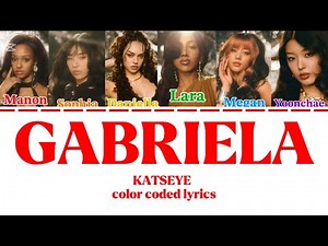 katseye “Gabriela” color coded lyrics #lyrics #katseye #colorcodedlyrics #gabriela