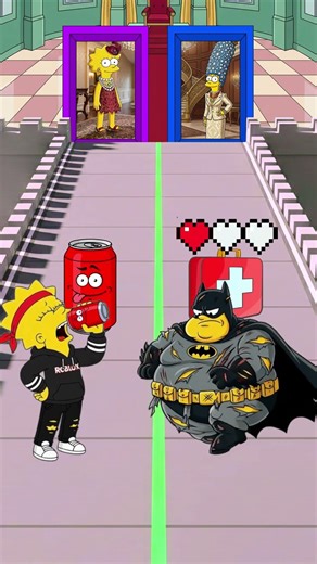 109% Bart Simpson VS Lisa Simpsons #game #shorts #funny #gaming #roblox #sodapop #animation