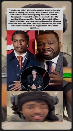 50 Cent Reacts to Rihanna & A$AP Rocky Scare 😳 #50cent #rihanna #shorts #trending #drakerihanna