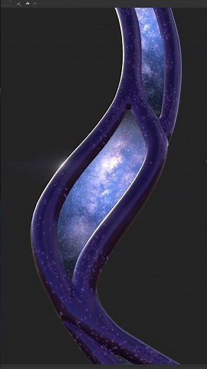 Creating Void Bow in Blender & Substance Painter | 3D Timelapse #blender3d #rpg #bow