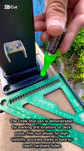 Precision Marking with Chalk Shot Pen