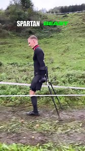 A story that still inspires us 3 years later 🔥 2022: @kercso finishes one of the world's toughest 21K Spartan BEAST races in Kaprun 🇦🇹 on crutches. It was almost a zero burpee finish until he slipped on the last rope. But guess what, he came back a year later and finished the BEAST – again on crutches – without a single failed obstacle. 🏆 If you're watching this and holding back of trying a challenge that just seems "so big"; ask yourself: if a man can finish this race on crutches – what's y
