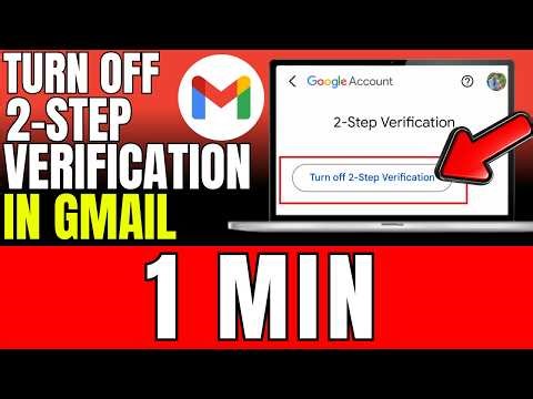 How To Turn Off 2-Step Verification In Gmail (2026)