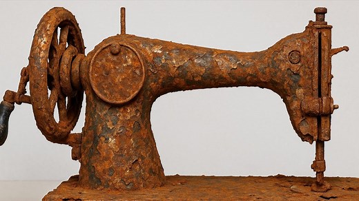 Rusty Saigon sewing machine restored, Restoration | OYA Crafts