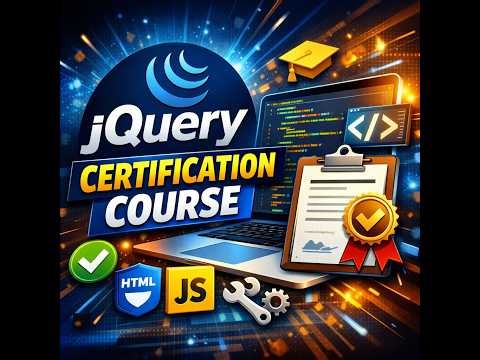 JQUERY CERTIFICATION COURSE/TECHNOCATION/FREELANCING/WEB DEVELOPMENT/COMPUTER DIPLOMA.