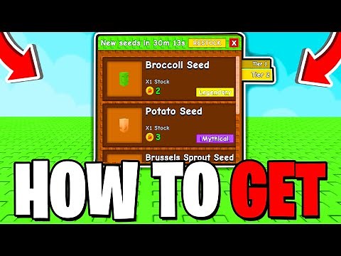 HOW TO GET TIER 2 SAM SHOP & NEW SEEDS SHOWCASE In Grow A Garden! (Feed NPC To Unlock) Roblox