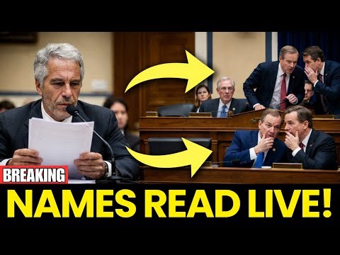 Epstein Files Read Aloud in Congress — Trump Allies Go Silent as Names Drop