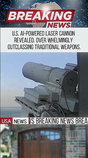 U.S. Ai-powered laser cannon revealed. Over whelmingly outclassing traditional weapons.