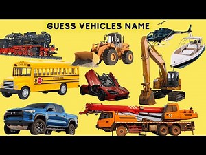 60 Vehicles name | Guess vehicles | Types of Vehicles in English